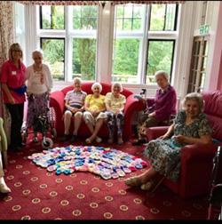 A group of elderly ladies and gentlemen have spent weeks knitting hats for the neonatal department at the Princess Anne Hospital in Southampton.